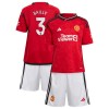 Officiële Voetbalshirt + Korte Broek Manchester United Bailly 3 Thuis 2023-24 - Kids